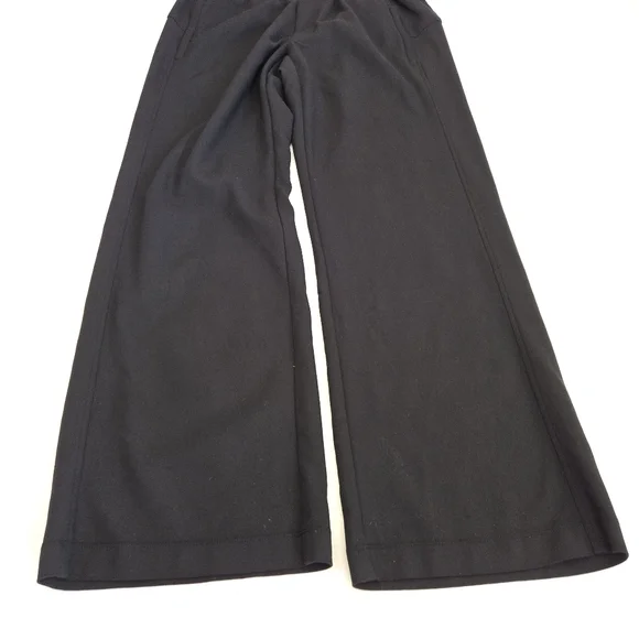 Paskho Namaste Black Travel Pants Wide Leg Elastic Waist XL - Picture 4 of 12